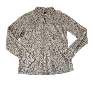 Patagonia organic cotton button down shirt Women’s Size 4